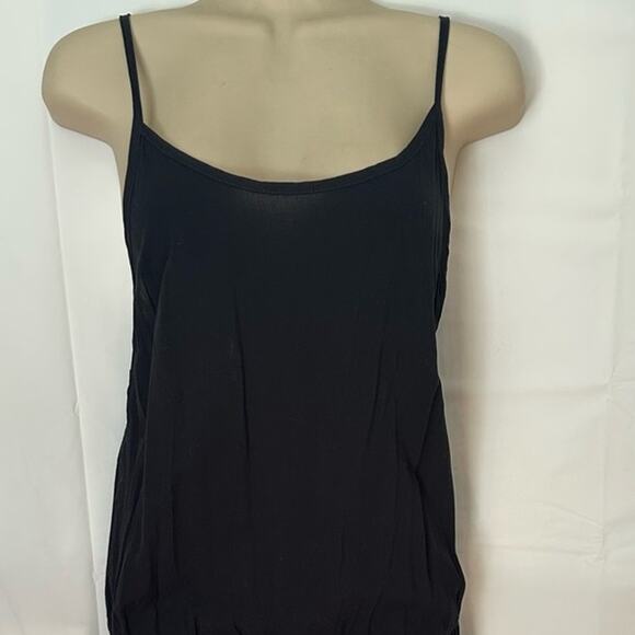Splendid Romper Black size S Shorts Spaghetti Strap Pockets - Picture 9 of 9